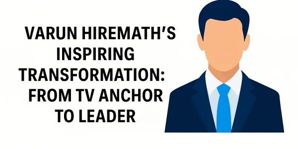Varun Hiremaths Inspiring Transformation From TV Anchor to Leader