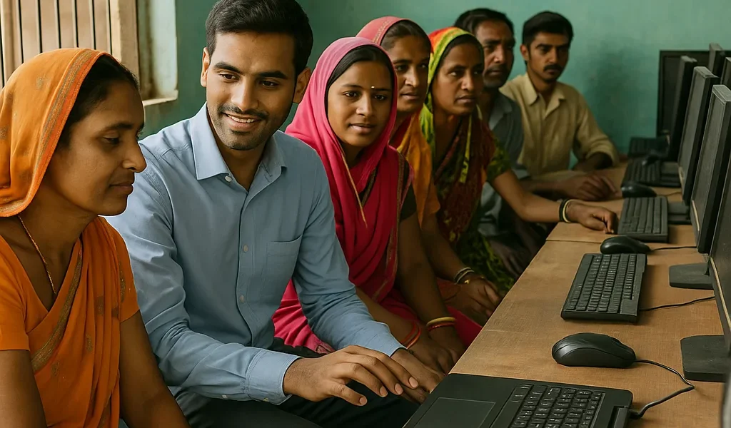 Bridging the Digital Divide: Empowering Rural India Through Digital Access 1 Bridging the Digital Divide Empowering Rural India Through Digital Access