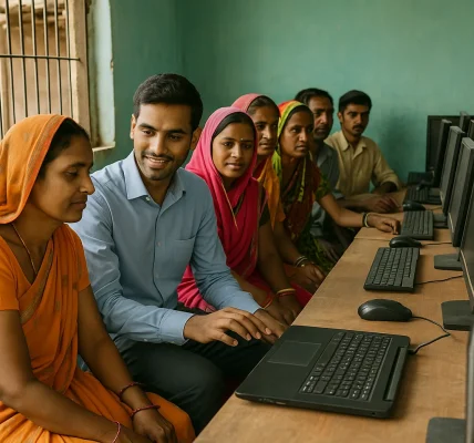 Bridging the Digital Divide Empowering Rural India Through Digital Access
